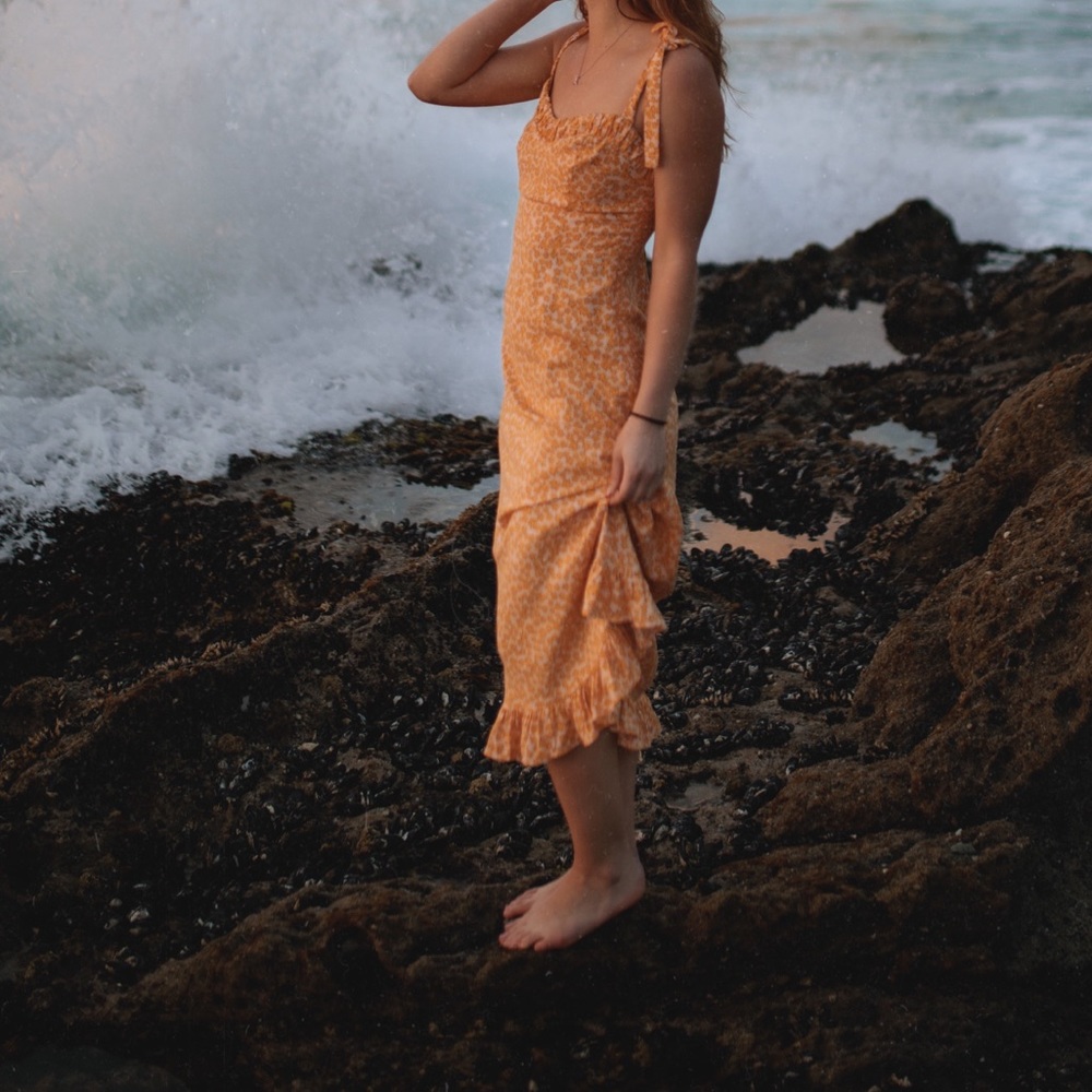 Maxi flower dress